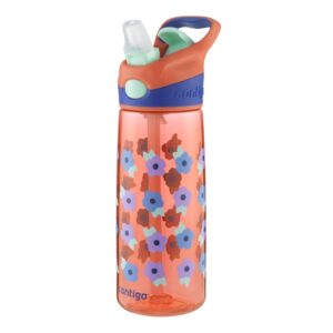Contigo Kids Striker Water Bottle 20oz - Tango Pink Flowers