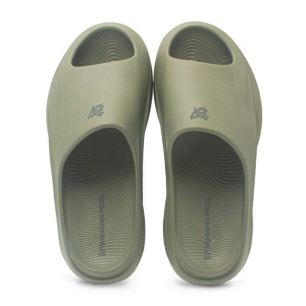 Yama Unisex Slides - Olive Green - Image 2