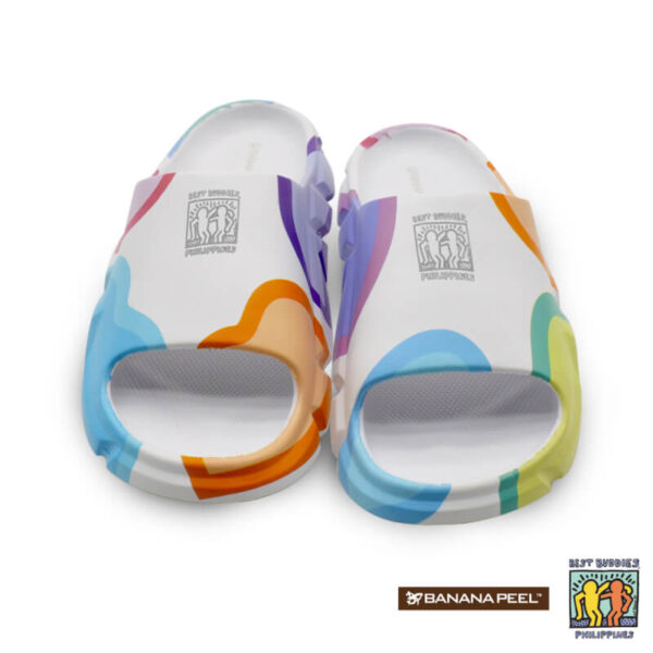 Best Buddies Unisex Slides - Milk White - Image 3