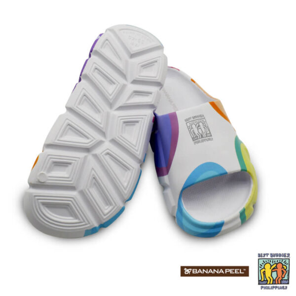 Best Buddies Unisex Slides - Milk White - Image 4