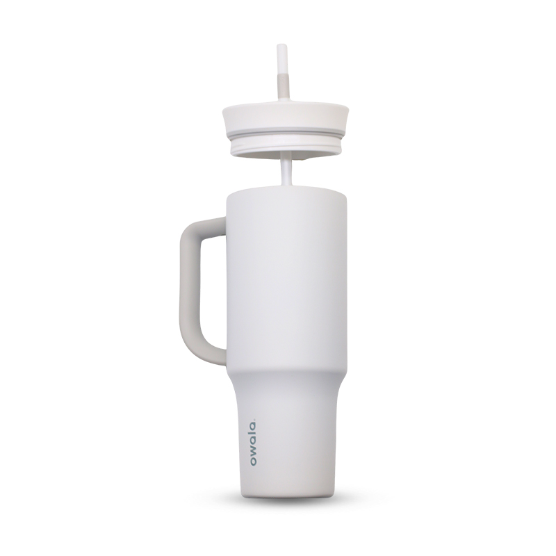 Owala 40oz Tumbler 2-in-1 Lid - Shy Marshmallow - Image 2
