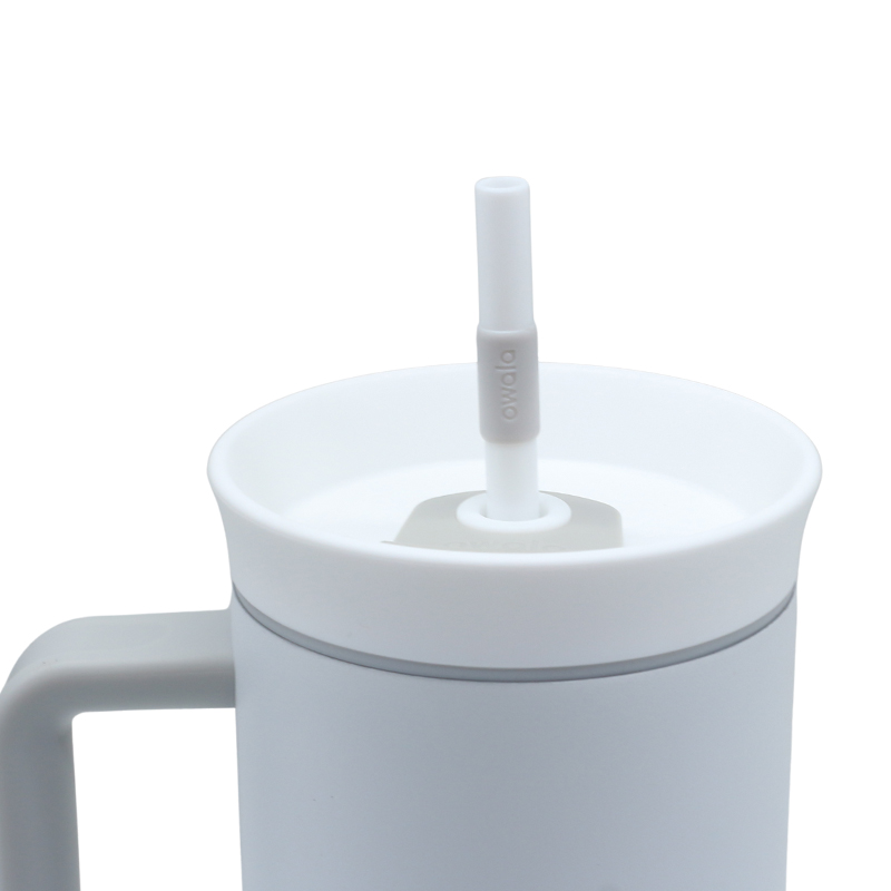 Owala 40oz Tumbler 2-in-1 Lid - Shy Marshmallow - Image 3