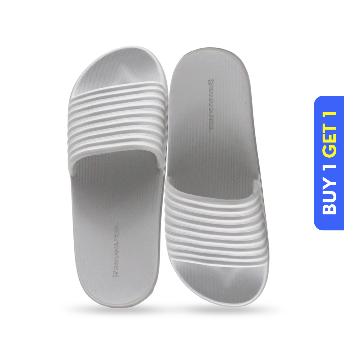 Kizuna Unisex Slides - Rice Paper