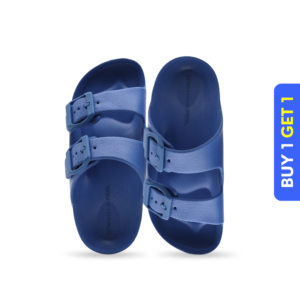 Hinata Kids Unisex Slides - Navy Blue