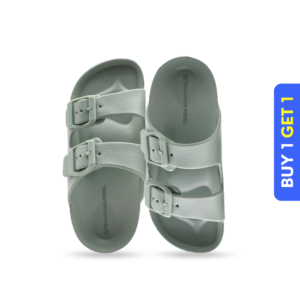 Hinata Kids Unisex Slides -  Sage Green